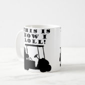 C'Est Comme Ça Que Je Roule Golf Panier Drôle Mug (Devant gauche)