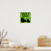 C'est Comme Ça Que Je Roule Panneau Affiche Drôle (Cuisine)
