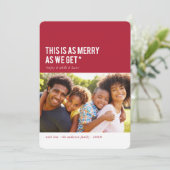 C'est comme Joyeux... Drôle Carte photo de vacance (Debout devant)