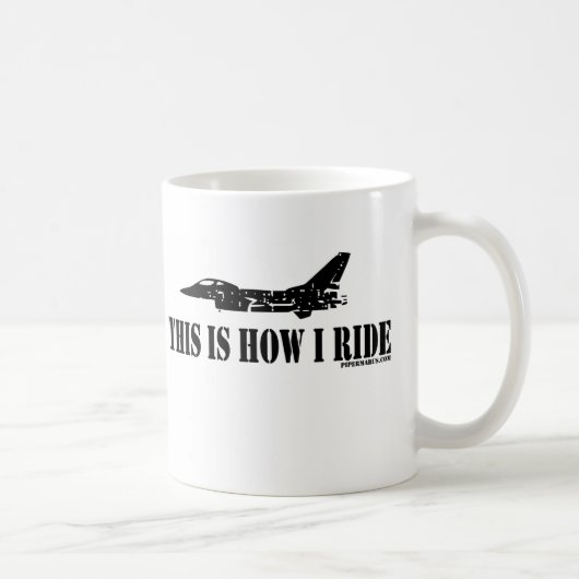 C'est comment je monte la tasse d'avion de chasse (Droite)