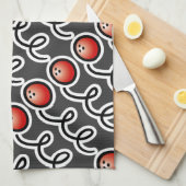 C'est comment je roule la serviette de boule de (Quart Plié)