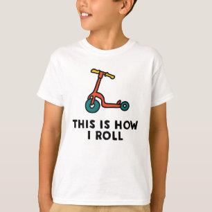 C'est comment je roule le T-shirt de scooter drôl