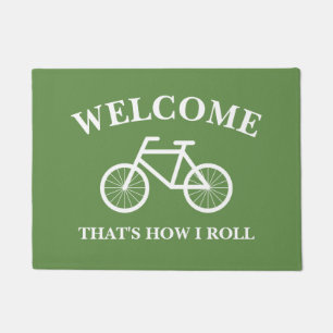 C'est comment je roule le tapis de porte drôle