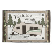 C'est comment nous roulons des taies d'oreiller (Dos-gauche)