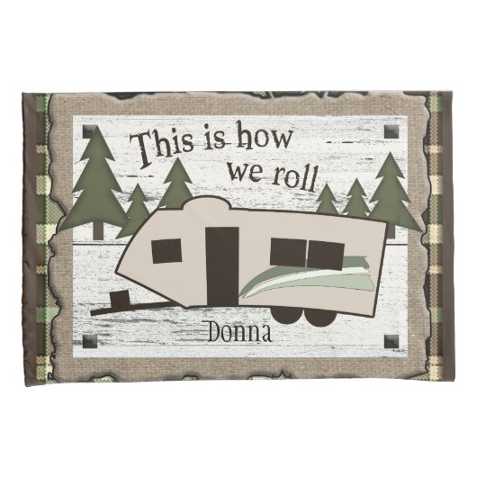 C'est comment nous roulons des taies d'oreiller (devant-Droit)