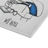C'est comment nous roulons la planche à découper (Coin)