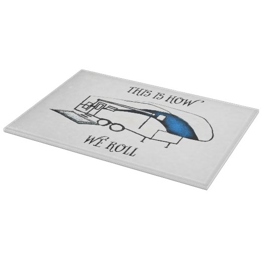 C'est comment nous roulons la planche à découper (Coin)