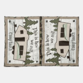 C'est comment nous roulons la serviette de cuisine (Horizontal)