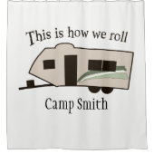 C'est comment nous roulons le rideau en douche (Devant)