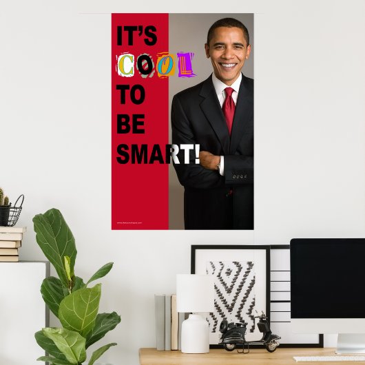 C'est Cool d'être intelligent ! Poster (énorme) (Bureau à domicile)