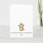 "C'est corgi de Père Noël !" Carte de Noël de (Dos)