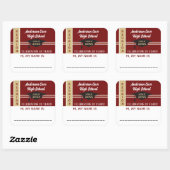 C'est Customisé ! Sticker pour étiquette Nom de ré (Feuille)