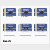 C'est Customisé ! Sticker pour étiquette Nom de ré (Feuille)