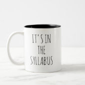 C'est dans le programme de l'enseignant Mug Drôle (Gauche)