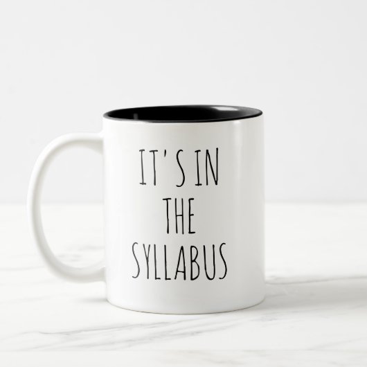 C'est dans le programme de l'enseignant Mug Drôle (Gauche)