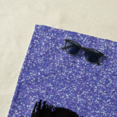 C'est de la danse ! Serviette de plage parties sci (En situation)