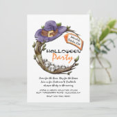 C'est des invitations pour une fête d'Halloween (Debout devant)