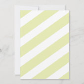 C'est des jumeaux Baby shower Invitation Jaune (Dos)