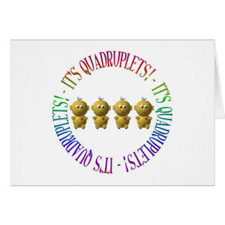 C'est des quadruplets !