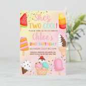 C'est deux cool invitation de popsicle de 2ème ann (Debout devant)
