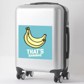 C'EST DRÔLE DE BANANAS BANANA DECAL STICKER FOR CA (Sur valise)