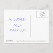 C'Est Drôle, On L'A Fait Faire-part De Cartoon Elo (Dos)