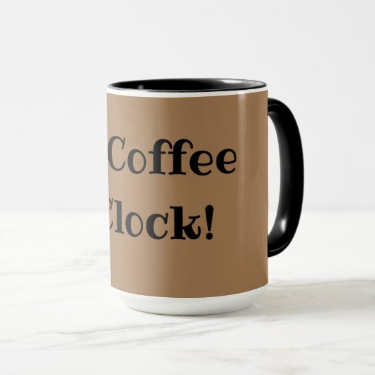 C'est du café O'Clock ! Mug (Devant droit)