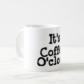 C'est du café O'clock Mug (Devant gauche)
