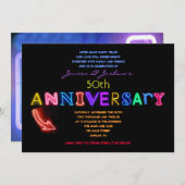 C'EST ÉLECTRIQUE ! Invitation du 50e anniversaire  (Devant / Derrière)