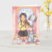 C'est en forgeant qu'on devient forgeron - carte (Fleur jaune)