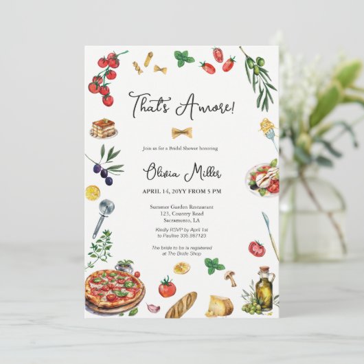 C'est encore une invitation à la douche nuptiale i (Debout devant)