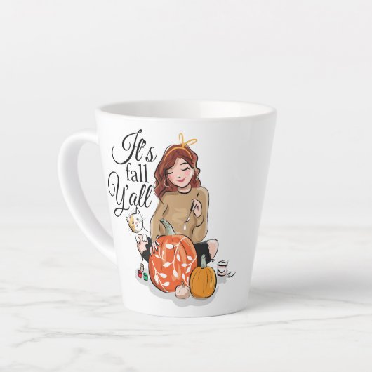 C'est Fall Y'all Latte Mug (Angle gauche)