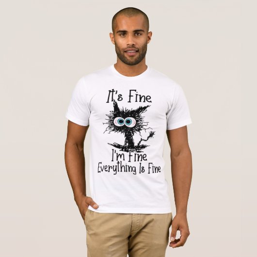 C'est fin Unisex Custom Graphics Canvas T-Shirt (Devant entier)