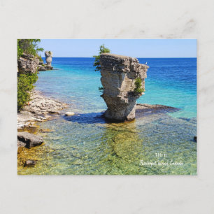 C'est Flowerpot Island, Canada Carte postale