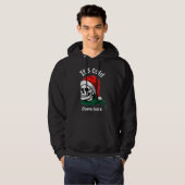 C'est froid ici sweat à capuche (Devant entier)