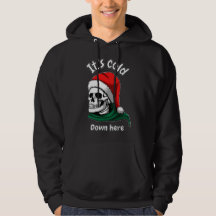 C'est froid ici sweat à capuche