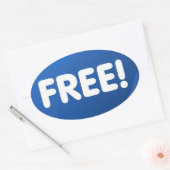 C'est gratuit ! Autocollant (Enveloppe)