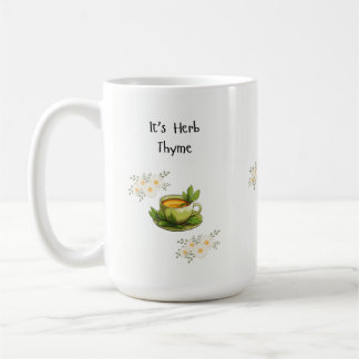 "C'est Herb Thyme" tasse à thé/café