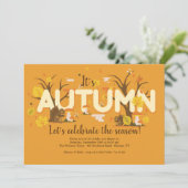 C'est invitation d'automne (Debout devant)