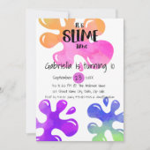 C'est invitation de fête d'anniversaire de temps (Devant)