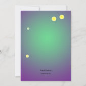 C'est invitation de temps de carnaval (Dos)