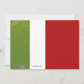 C'est invitation italienne de dîner de répétition (Dos)