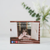 C'est jamais trop tôt carte postale de marketing i (Debout devant)