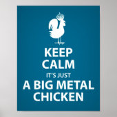 C'est juste une grosse affiche de poulet en métal (Devant)