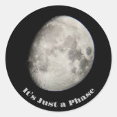 C'est juste une phase Autocollants Lune (Devant)