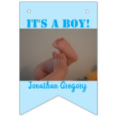 C'est la bannière de Bunting de Twins Boy's (Deuxième drapeau)