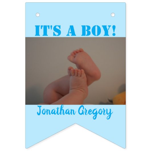 C'est la bannière de Bunting de Twins Boy's (Deuxième drapeau)