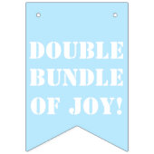 C'est la bannière de Bunting de Twins Boy's (Premier drapeau)