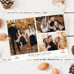 C'Est La Carte De Noël De La Saison Mistletoe