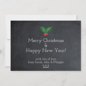 C'est la carte de Noël vin chaud de la saison (Dos)